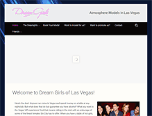 Tablet Screenshot of dreamgirlslv.com